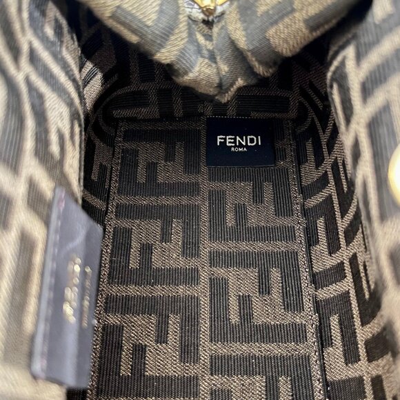 Natural Python Fendi First "F" Clutch - Picture 10 of 11